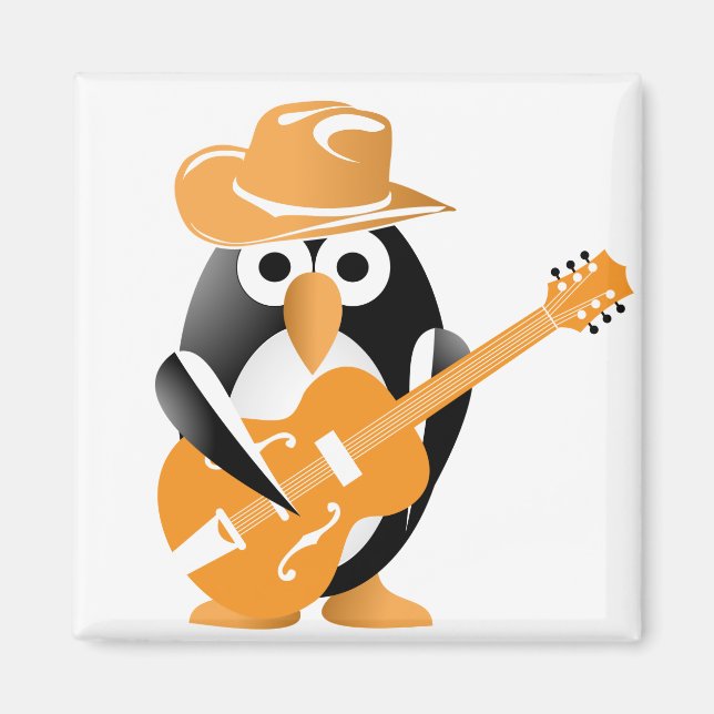 Pinguin-Gitarrist Magnet (Vorne)