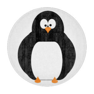 Pinguin Glass Cutting Board Schneidebrett