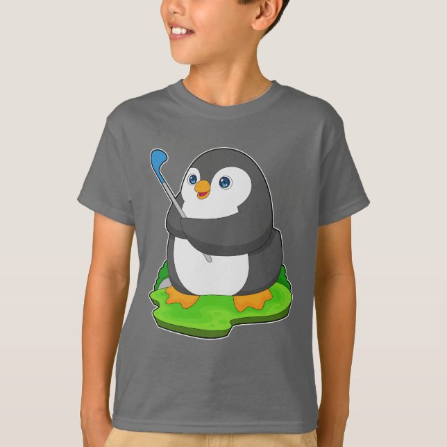 Pinguin Golf Clubs T-Shirt (Vorderseite)