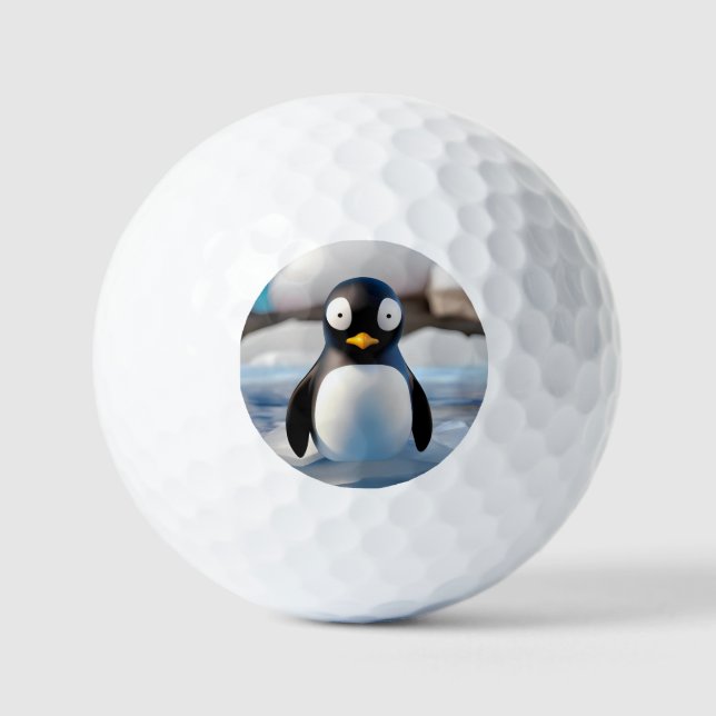 Pinguin Golfball (Vorderseite)