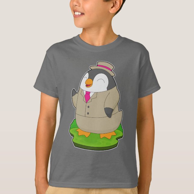 Pinguin Groom Anzug Wedding T-Shirt (Vorderseite)