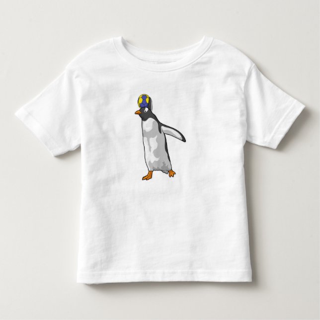Pinguin Handball Handball Handball Kleinkind T-shirt (Vorderseite)
