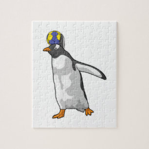 Pinguin Handball Handball Handball Puzzle