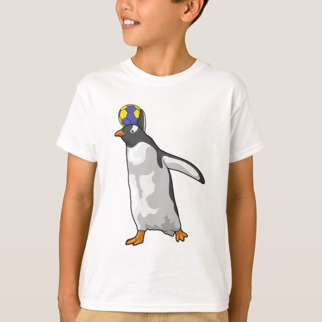 Pinguin Handball Handball Handball T-Shirt (Vorderseite)