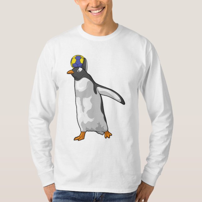 Pinguin Handball Handball Handball T-Shirt (Vorderseite)