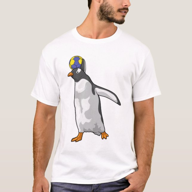 Pinguin Handball Handball Handball T-Shirt (Vorderseite)