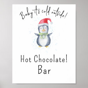 Pinguin - Hot-Schokolade-Bar Poster