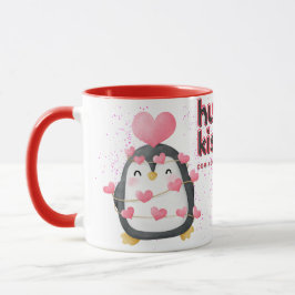 Pinguin Hug & Kiss Coffee Tasse