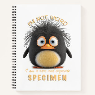 Pinguin ich bin nicht sonderlich seltsam, ich bin notizbuch