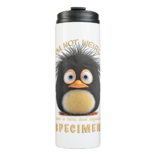 Pinguin ich bin nicht sonderlich seltsam, ich bin thermosbecher