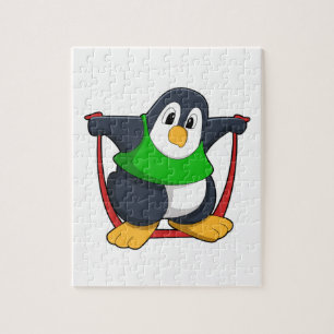 Pinguin in Fitness mit Skipping rope.PNG Puzzle