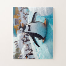 Pinguin in Smoking - Eiskalender Puzzle