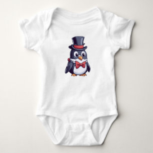 Pinguin in Tophut Baby Strampler
