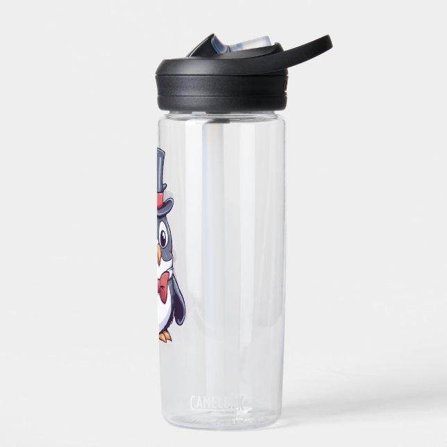 Pinguin in Tophut Trinkflasche (Links)