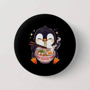 Pinguin isst Ramen Button