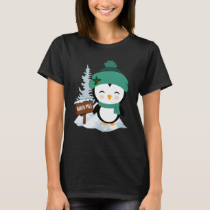 Pinguin ist im Nordpol-Pinguin verloren T-Shirt