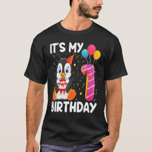 Pinguin ist mein 1. Geburtstag 1 Jahre alter Pingu T-Shirt