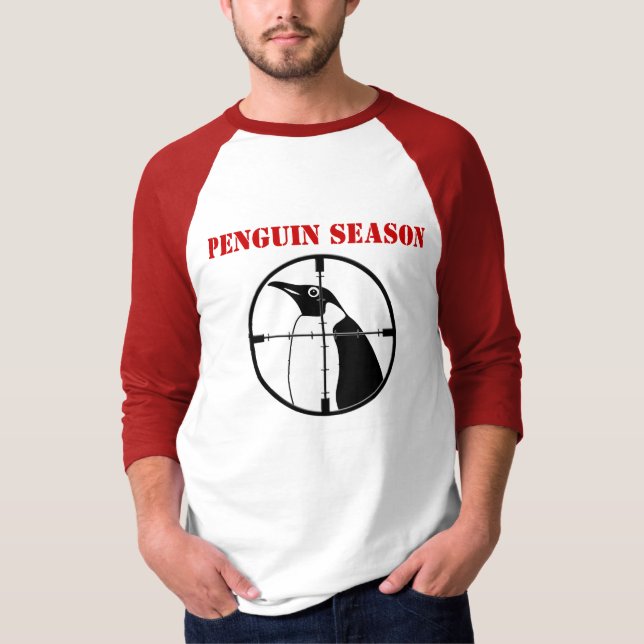Pinguin-Jahreszeit T-Shirt (Vorderseite)