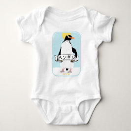 Pinguin Japanisch Schrift, die Pinguin liest Baby Strampler