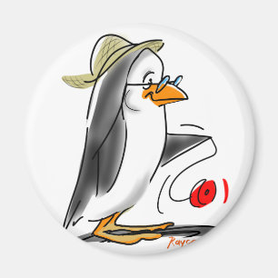 Pinguin-Jo-Jo Magnet