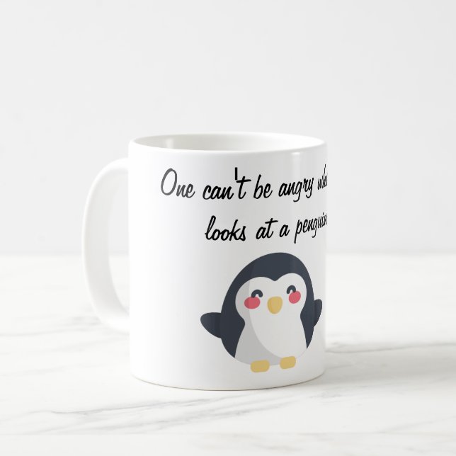 Pinguin  kaffeetasse (Vorderseite Links)