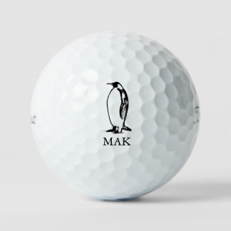 Pinguin Kaiser Vogel Polar Golfball