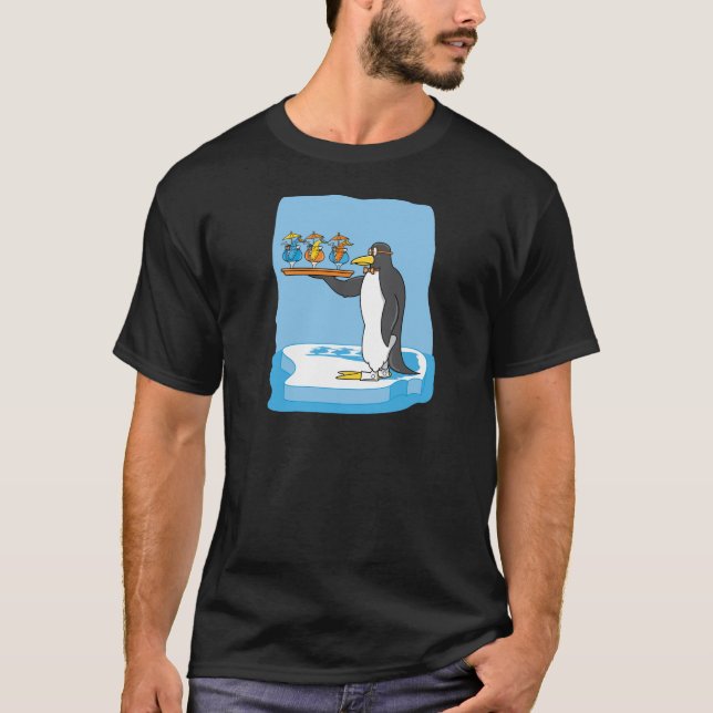 Pinguin-Kellner T-Shirt (Vorderseite)