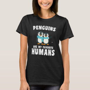 Pinguin Kinder Pinguine sind meine Lieblingsmens T-Shirt