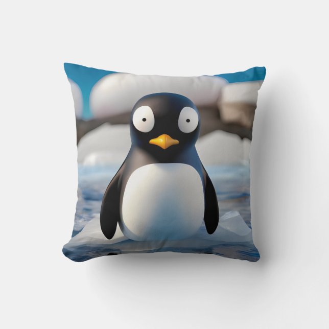 Pinguin Kissen (Vorderseite)