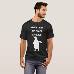 Pinguin klatscht unangebracht peinlich T-Shirt
