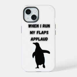 Pinguin klatscht unangemessen peinlich iPhone 15 hülle