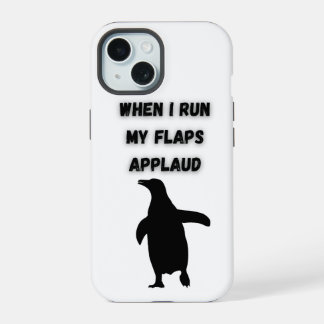 Pinguin klatscht unangemessen peinlich iPhone 15 hülle