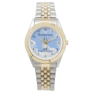 Pinguin Konfuzius Attitude Zitat Inspiration Armbanduhr