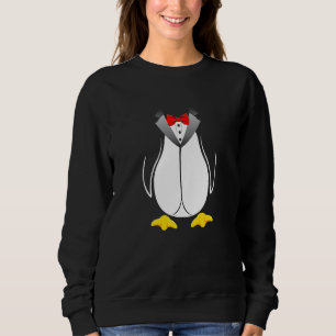Pinguin-Kostüm Smoking Halloween Pinguin Sweatshirt