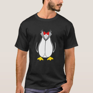 Pinguin-Kostüm Smoking Halloween Pinguin T-Shirt