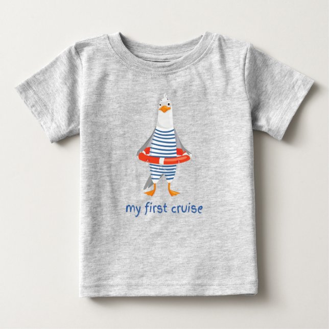 Pinguin-Kreuzfahrt meines ersten Cruise Baby Baby T-shirt (Vorderseite)