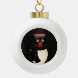 Pinguin-Kugel-Schmuck Keramik Kugel-Ornament