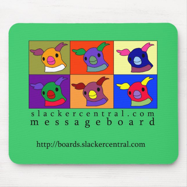 Pinguin-Kunst Mousepad (Vorne)