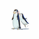 Pinguin-Kuss Freistehende Fotoskulptur<br><div class="desc">Pinguin-Kussskulptur</div>