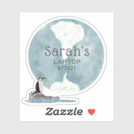 Pinguin Laptop Aufkleber