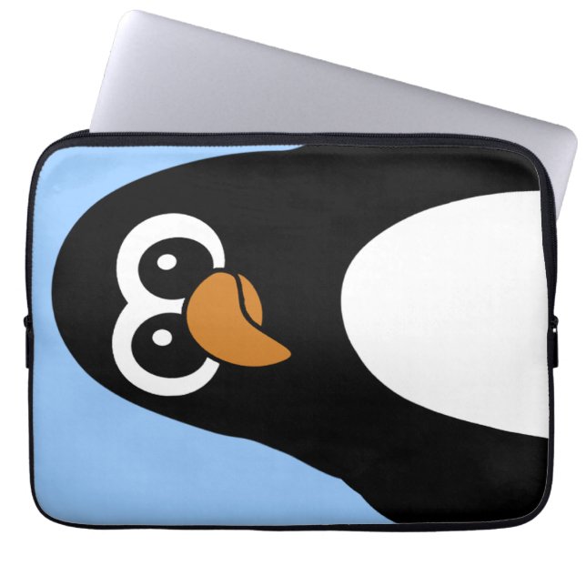 Pinguin Laptopschutzhülle (Vorderseite)