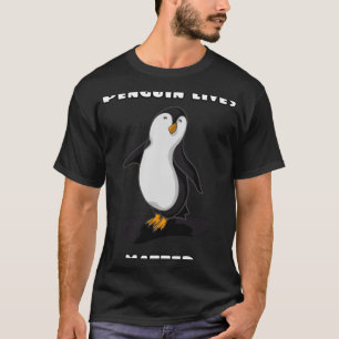 Pinguin lebt matt T-Shirt