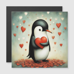Pinguin Liebe 1 Magnetkarte