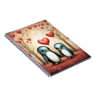 Pinguin Liebe 3 Notizblock