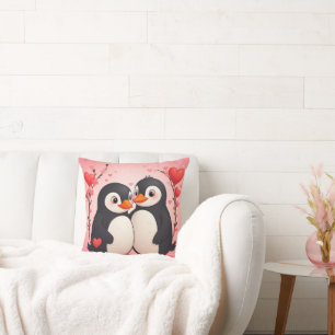 Pinguin-Liebe für immer Kissen