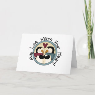Pinguin Liebe Holiday Shirts und Geschenke Feiertagskarte