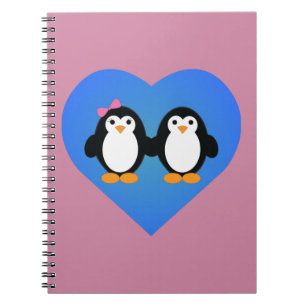 Pinguin-Liebe Notizblock