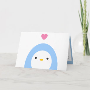 Pinguin-Liebe - Word-Suche Feiertagskarte