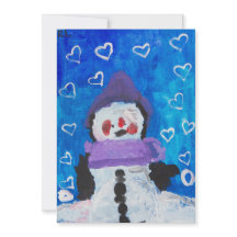 Pinguin Lieben Wintercard