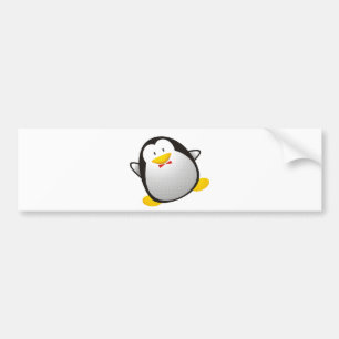 Pinguin-Linux-Bild-Smoking Autoaufkleber